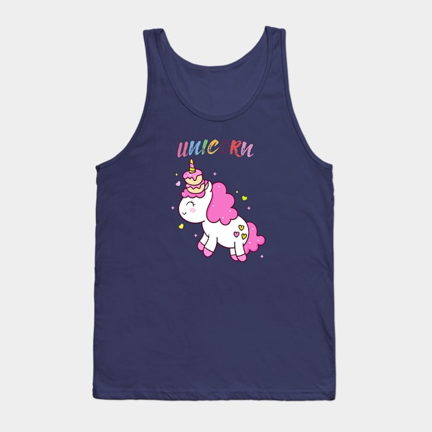 Unicorn Lover Tank Top by JeffDesign